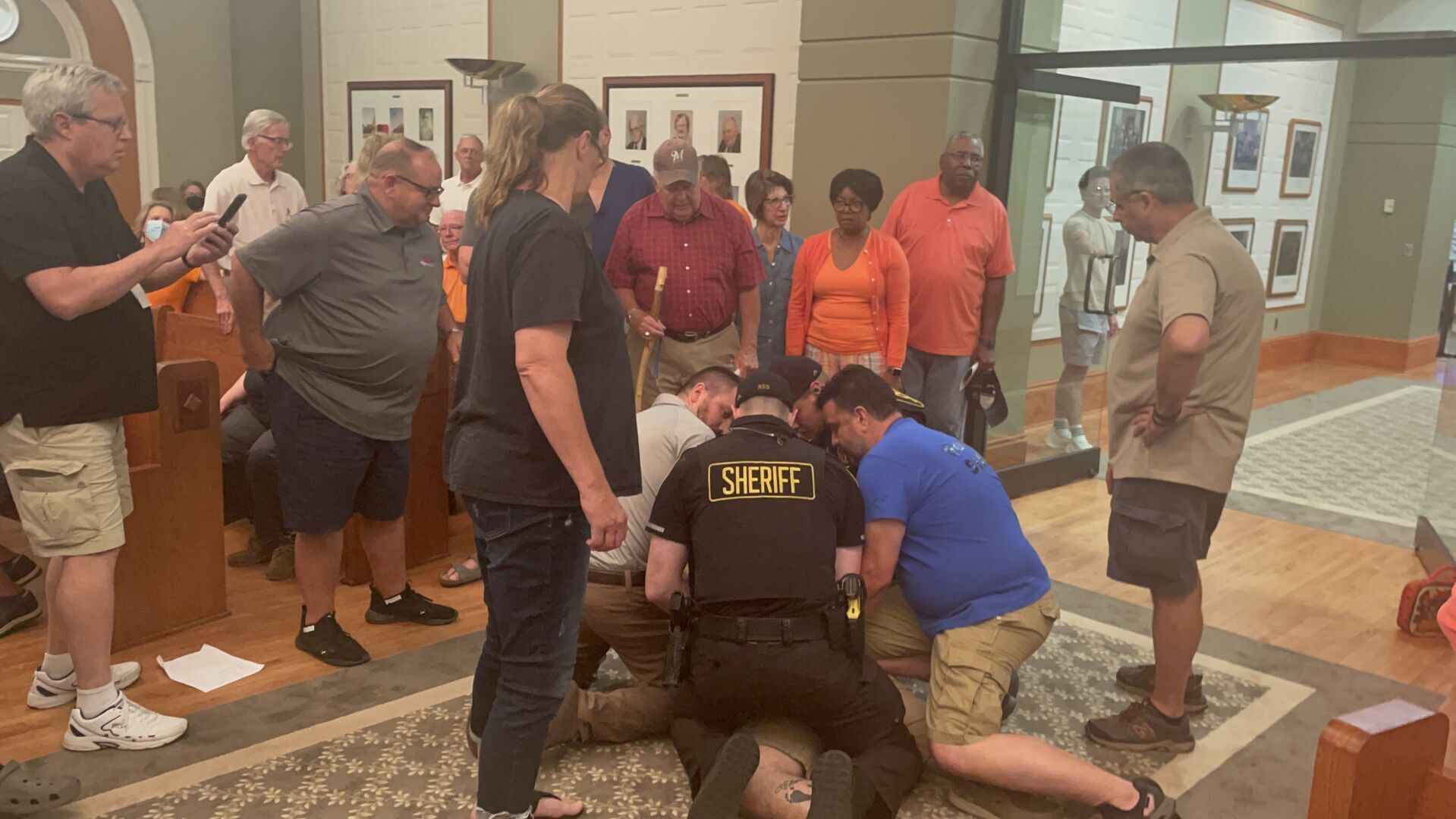 Kenosha County Board meeting erupts in chaos during public comments